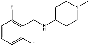 4-Piperidinamine, N-[(2,6-difluorophenyl)methyl]-1-methyl- Structure