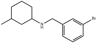 Benzenemethanamine, 3-bromo-N-(3-methylcyclohexyl)- Structure