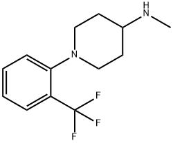 N-methyl-1-[2-(trifluoromethyl)phenyl]piperidin-4-amine Structure