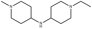 4-Piperidinamine, 1-ethyl-N-(1-methyl-4-piperidinyl)- Structure