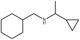 Cyclohexanemethanamine, N-(1-cyclopropylethyl)- Structure