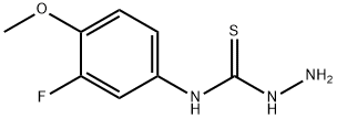 Hydrazinecarbothioamide, N-(3-fluoro-4-methoxyphenyl)- Structure