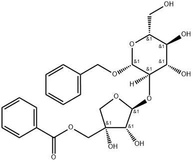 Benzyl [5-O-benzoyl-β-D
-apiofuranosyl(1→2)]-β-D-glucopyranoside Structure