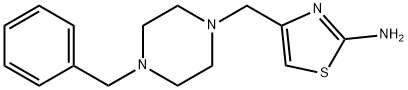 4-[(4-benzylpiperazin-1-yl)methyl]-1,3-thiazol-2-amine Structure