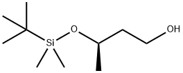 1-Butanol, 3-[[(1,1-dimethylethyl)dimethylsilyl]oxy]-, (3R)- Structure