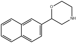 Morpholine,2-(2-naphthalenyl)- 구조식 이미지