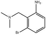 Benzenemethanamine, 2-amino-6-bromo-N,N-dimethyl- Structure