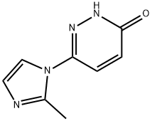 3(2H)-Pyridazinone, 6-(2-methyl-1H-imidazol-1-yl)- Structure