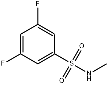 Benzenesulfonamide, 3,5-difluoro-N-methyl- Structure