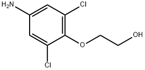 Ethanol, 2-(4-amino-2,6-dichlorophenoxy)- Structure