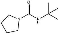 1-Pyrrolidinecarboxamide, N-(1,1-dimethylethyl)- Structure