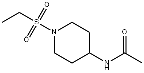 N-[1-(ethanesulfonyl)piperidin-4-yl]acetamide Structure