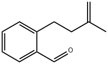 Benzaldehyde, 2-(3-methyl-3-buten-1-yl)- 구조식 이미지
