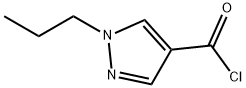 1-propyl-1H-pyrazole-4-carbonyl chloride Structure