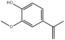 Phenol, 2-methoxy-4-(1-methylethenyl)- Structure