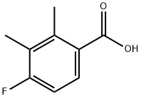 Benzoic acid, 4-fluoro-2,3-dimethyl- Structure