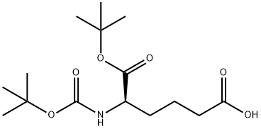 Hexanedioic acid, 2-[[(1,1-dimethylethoxy)carbonyl]amino]-, 1-(1,1-dimethylethyl) ester, (R)- (9CI) Structure