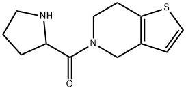 Methanone, (6,7-dihydrothieno[3,2-c]pyridin-5(4H)-yl)-2-pyrrolidinyl- Structure