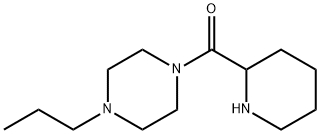 Methanone, 2-piperidinyl(4-propyl-1-piperazinyl)- Structure