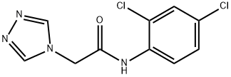 4H-1,2,4-Triazole-4-acetamide, N-(2,4-dichlorophenyl)- Structure