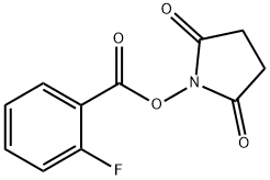 Benzoic acid, 2-fluoro-, 2,5-dioxo-1-pyrrolidinyl ester Structure