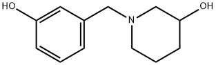 3-Piperidinol, 1-[(3-hydroxyphenyl)methyl]- Structure