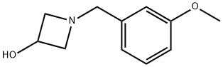 3-Azetidinol, 1-[(3-methoxyphenyl)methyl]- 구조식 이미지