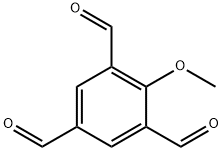 1,3,5-Benzenetricarboxaldehyde, 2-methoxy- Structure