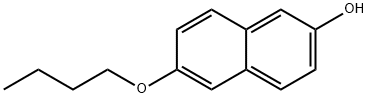 2-Naphthalenol, 6-butoxy- Structure