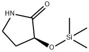 2-Pyrrolidinone, 3-[(trimethylsilyl)oxy]-, (3S)- Structure