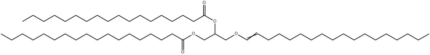 Octadecanoic acid, 1-[(1-octadecenyloxy)methyl]-1,2-ethanediyl ester (9CI) 구조식 이미지