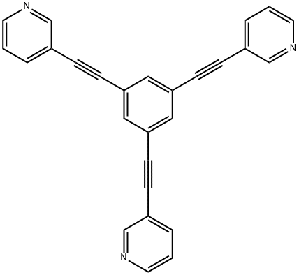 1,3,5-tris(pyridin-3-ylethynyl)benzene Structure