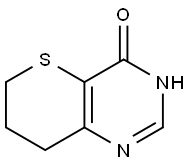 7,8-Dihydro-3H-thiopyrano[3,2-d]pyrimidin-4(6H)-one 구조식 이미지