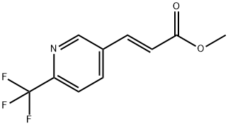 methyl (2E)-3-[6-(trifluoromethyl)pyridin-3-yl]prop-2-enoate Structure