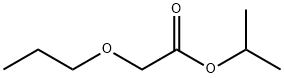 Acetic acid, 2-propoxy-, 1-methylethyl ester 구조식 이미지