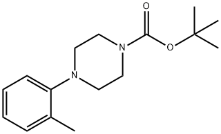 tert-Butyl 4-(2-methylphenyl)piperazine-1-carboxylate Structure