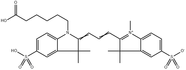 Sulfo Cy3 Carboxylic acids(methyl) Structure
