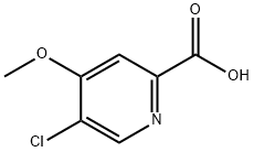 2-Pyridinecarboxylic acid, 5-chloro-4-methoxy- Structure