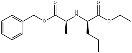 N-[(R)-1-Carbethoxybutyl]-(S)-alanine Benzyl Ester Structure