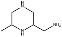 2-Piperazinemethanamine, 6-methyl- 구조식 이미지