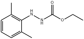 Hydrazinecarboxylic acid, 2-(2,6-dimethylphenyl)-, ethyl ester 구조식 이미지