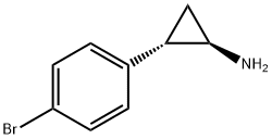 (1R,2S)-2-(4-Bromo-phenyl)-cyclopropylamine 구조식 이미지