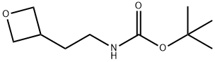 (2-Oxetan-3-yl-ethyl)-carbamic acid tert-butyl ester Structure