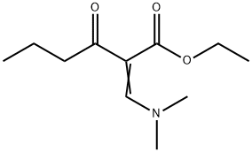 Ethyl 2-[(Dimethylamino)methylidene]-3-oxohexanoate 구조식 이미지