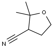 3-Furancarbonitrile, tetrahydro-2,2-dimethyl- Structure