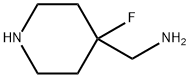 4-Piperidinemethanamine, 4-fluoro- Structure