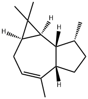 1H-Cycloprop[e]azulene, 1a,2,4a,5,6,7,7a,7b-octahydro-1,1,4,7-tetramethyl-, (1aR,4aS,7R,7aR,7bS)- 구조식 이미지