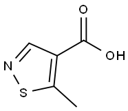 4-Isothiazolecarboxylic acid, 5-methyl- 구조식 이미지