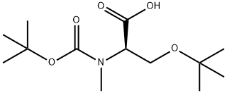 D-Serine, N-[(1,1-dimethylethoxy)carbonyl]-O-(1,1-dimethylethyl)-N-methyl- Structure