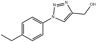 1H-1,2,3-Triazole-4-methanol, 1-(4-ethylphenyl)- Structure